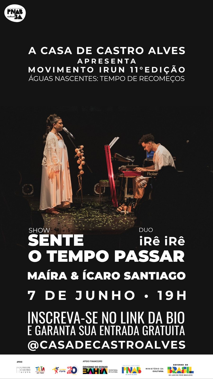 Cartaz oficial 1 - 11ª Edição — Águas Nascentes: Tempo de Recomeços