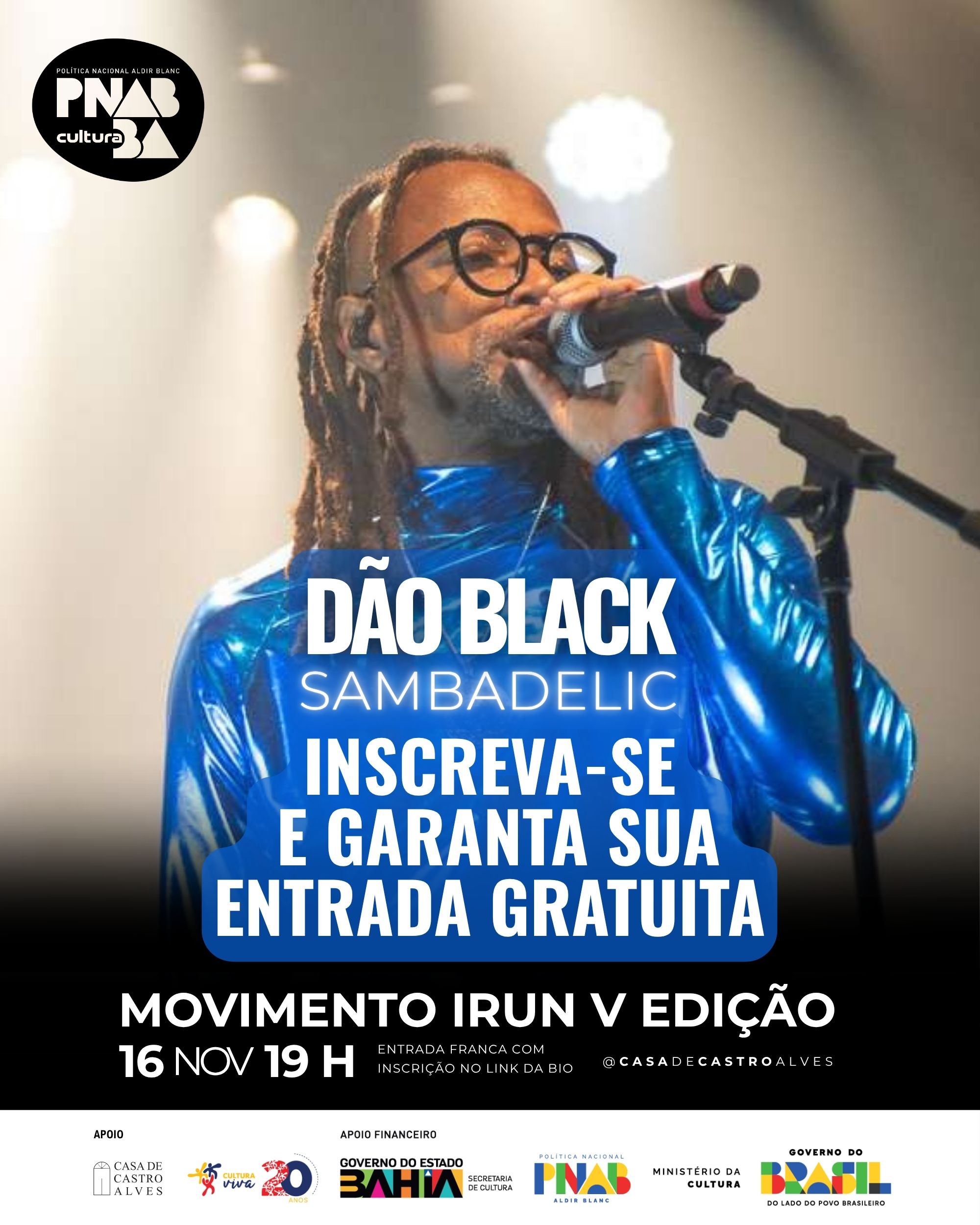 Cartaz oficial - 5ª Edição — Show 'Sambadelic'