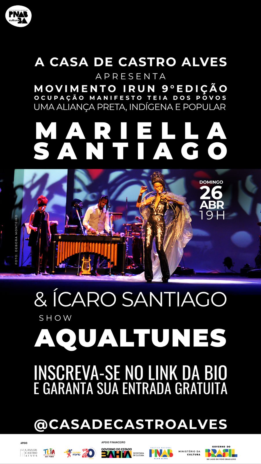 Cartaz oficial - 9ª Edição — Show de Mariella Santiago